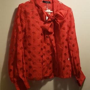 CBR red blouse